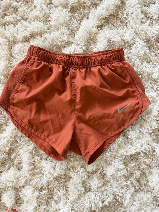 Nike Pants - Nike Women’s Orange Athletic Running Shorts with Reflective Swoosh
